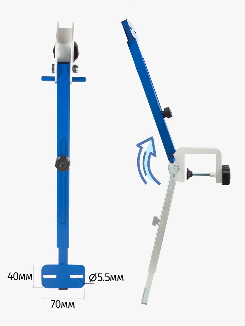 Откидное крепление датчика эхолота, синий