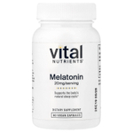 Vital Nutrients, Мелатонин, 20 мг, 60 веганских капсул