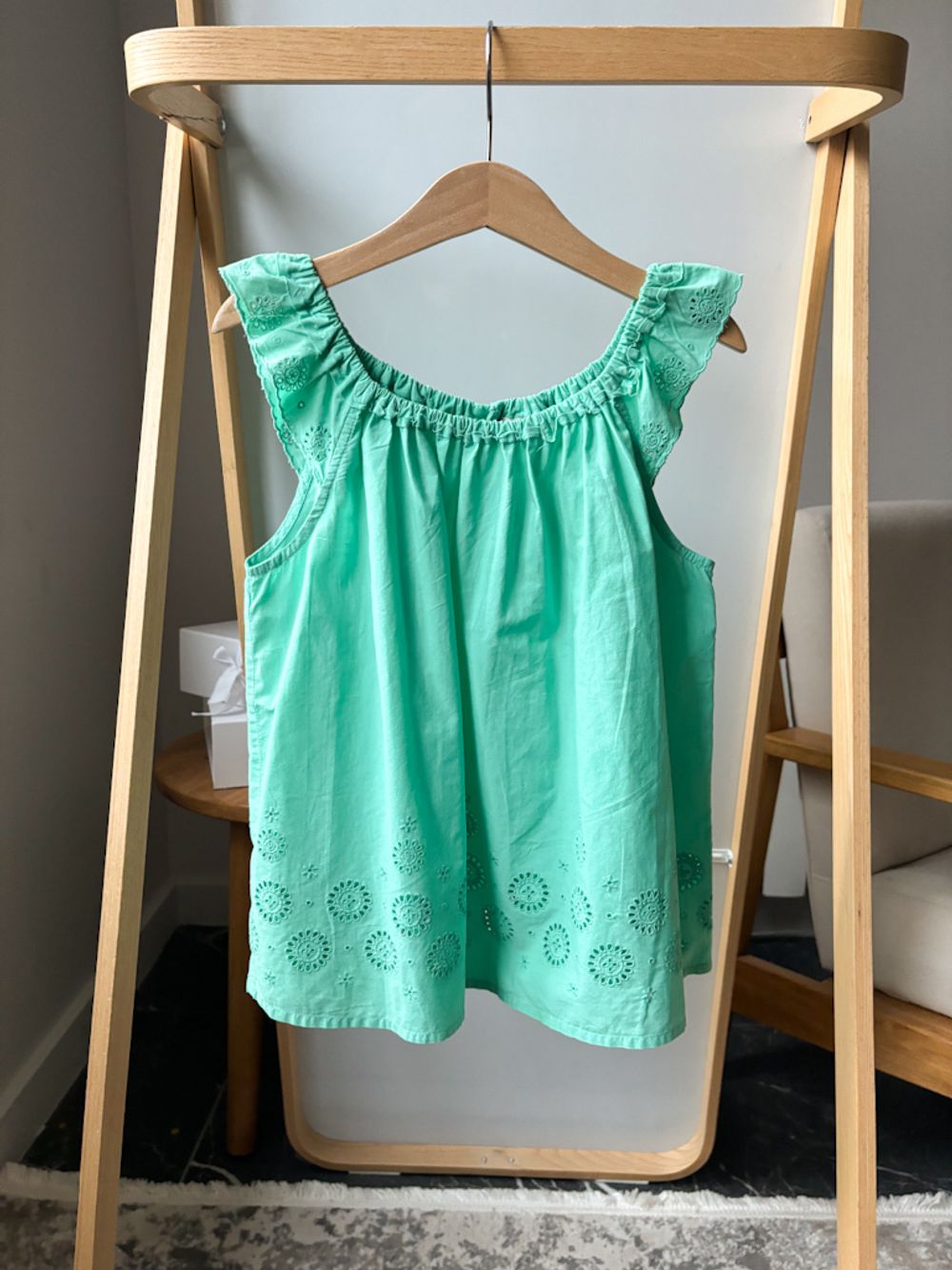 Хлопковая блузка Bonpoint, 128