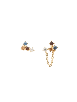 Серьги женские PDPaola Fox серебро 925 пробы покрытое золотом 750 пробы AR01-295-U