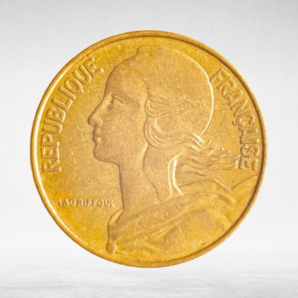 France, 20 Centimes 1976 - Marianne, VF