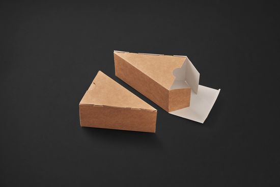 Упаковка для пирожных. Треугольник