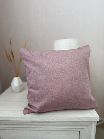 Подушка декоративная со съемной наволочкой на молнии, хлопок, фланель