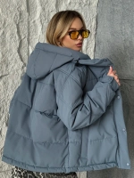 Куртка осенняя короткая с капюшоном