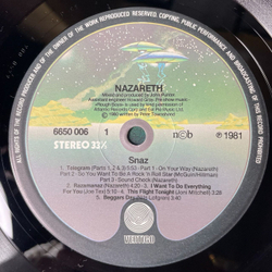 Винтажная виниловая пластинка LP Сборник Nazareth Snaz (Швеция 1981) Hair Of The Dog
