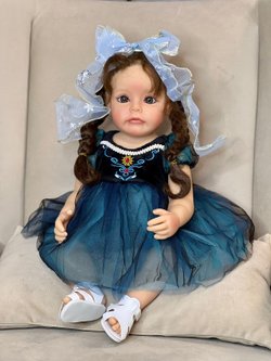 Кукла Реборн виниловая 55см в пакете (FA-380)