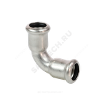 Отвод сталь нерж AISI 316L 90гр Дн 54 Ру16 пресс Inoxpres RM 181054900
