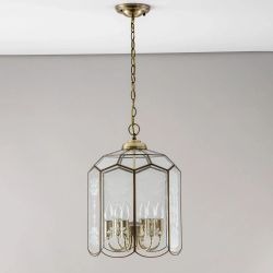 Citilux Витра-2 CL442260 Люстра подвесная витражная Бронза