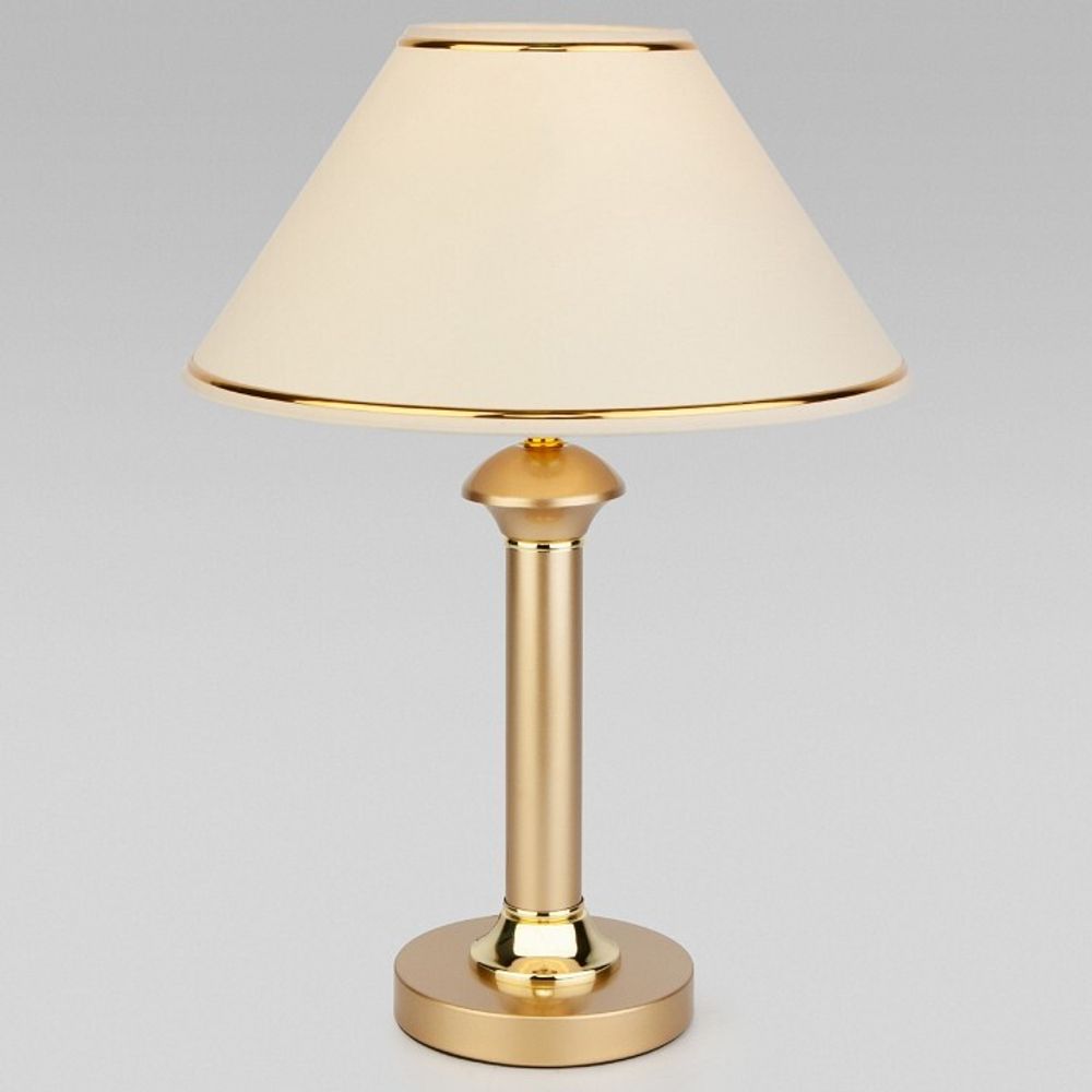 Настольная лампа декоративная Eurosvet Lorenzo 60019/1 перламутровое золото