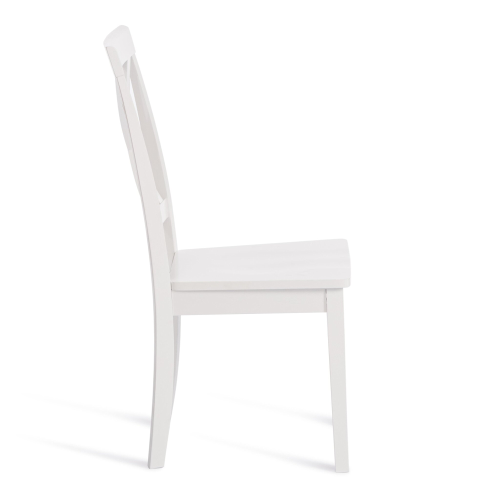 Стул GOLFI (Гольфи) дерево гевея/мдф, 44x54x95, pure white (402)
