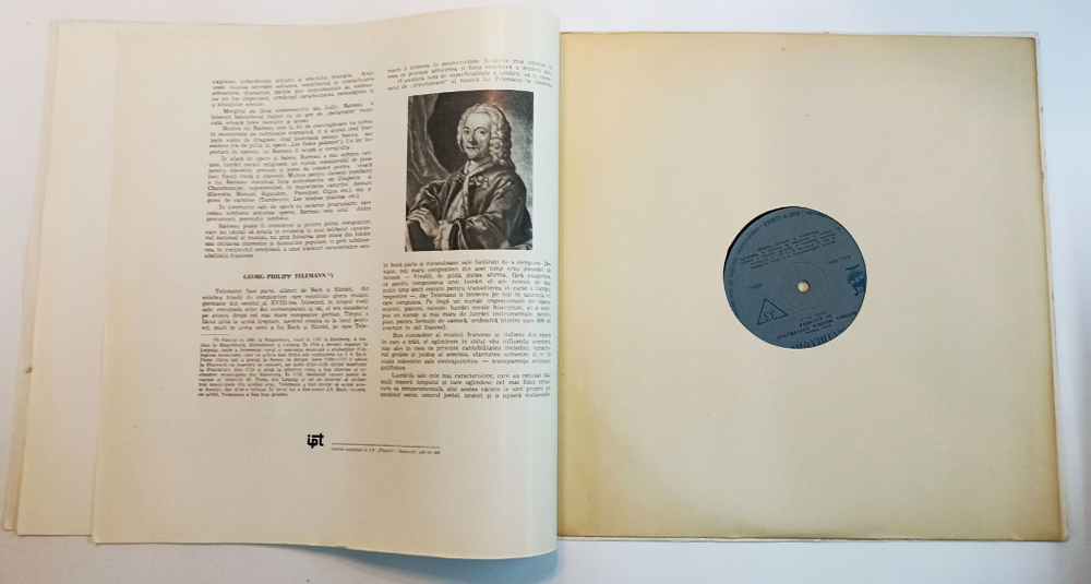 Винтажная виниловая пластинка LP Zeno Vancea Istoria Muzicii Universale In Exemple Discul Nr. 3 (Muzica Instrumentala In A Doua Jumatate A Sec. Al XVII lea Si in Sec. Al XVIII lea) (Румыния 1971)