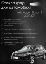 Комплект стекол Volkswagen Tiguan 1 2007-2011