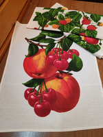 Набор кухонных полотенец, 3 шт , 45х60 см , рогожка