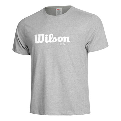 Мужское теннисное поло Wilson Graphic T-Shirt Men - Lightgrey, White