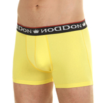 Желтые мужские трусы-боксеры с пришивной брендированной резинкой (Размер: XXL) (Цвет: желтый)