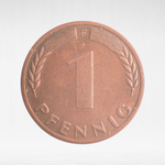 Germany, 1 Pfennig, 1970, (Stuttgart Mint - "F"), VF