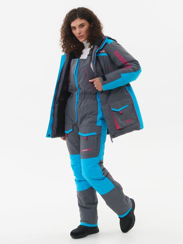 Костюм зимний Женский Siberia Lady ткань Breathable цвет Серый/Голубой