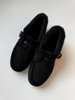 Лоферы из натуральной замши