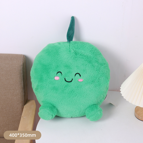 Подушка зеленое яблоко