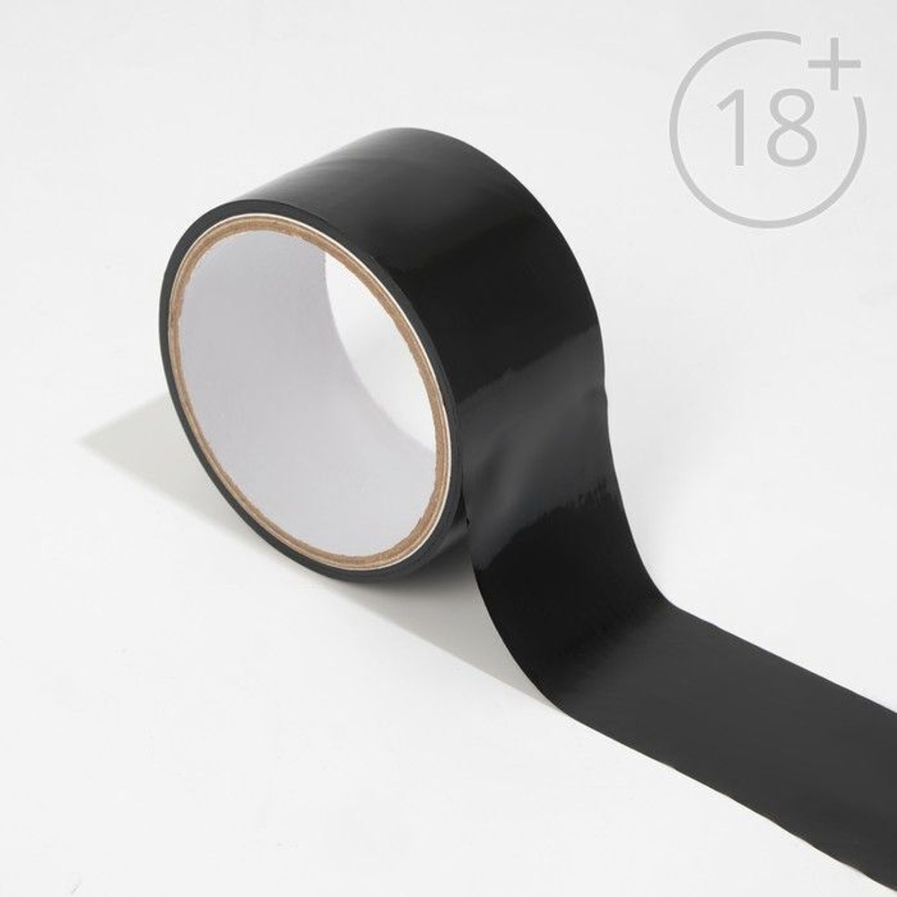 Черная ПВХ-лента для связывания - 10 метров (Цвет: черный)