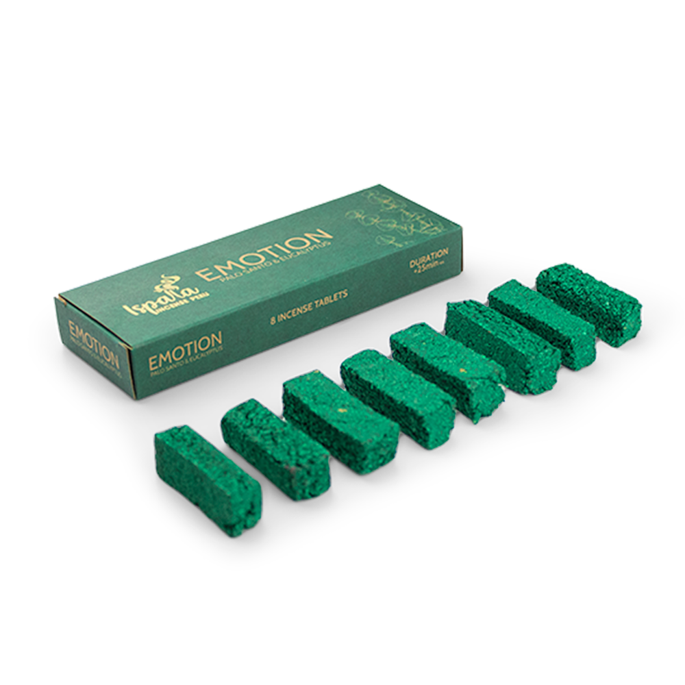 Кубики ISPALLA Palo Santo «Эмоции» ( аромат пало санто и эвкалипт) 8 шт/1 упаковка