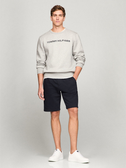 Свитшот Tommy Hilfiger Tommy Embroidered Hilfiger Icon Grey Heather