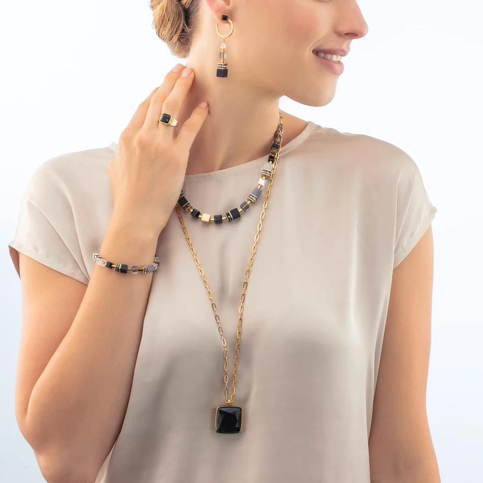 Кольцо Coeur de Lion Black-Gold 1200/40-1316 60