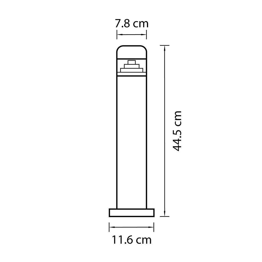 Уличный наземный низкий светильник Lightstar 376907