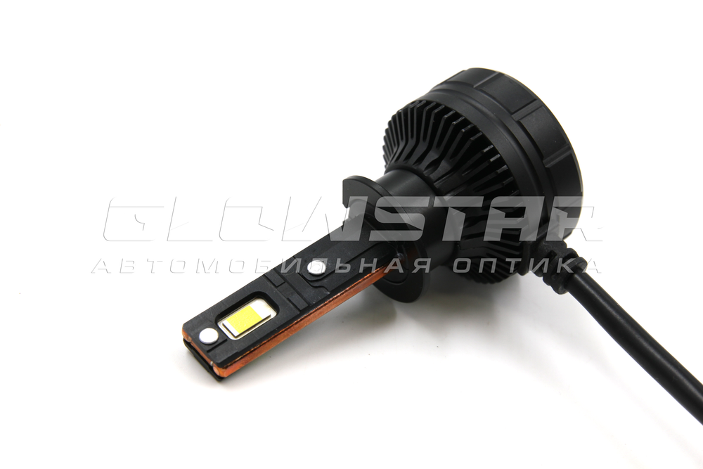 Светодиодные лампы Aozoom P17/H1 с вентилятором 24V 45W 4650Lm (комплект, 2шт)