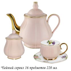 Lenardi 133-214 Чайный сервиз 16пр. 220 мл в под.уп.(х3)Фарфор