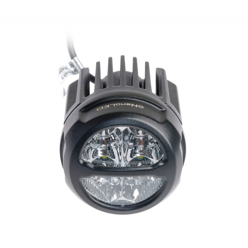 Фара светодиодная NANOLED ULTRA M910, 20W, КРУГЛАЯ, 4 LED 5050, 80x80x105мм
