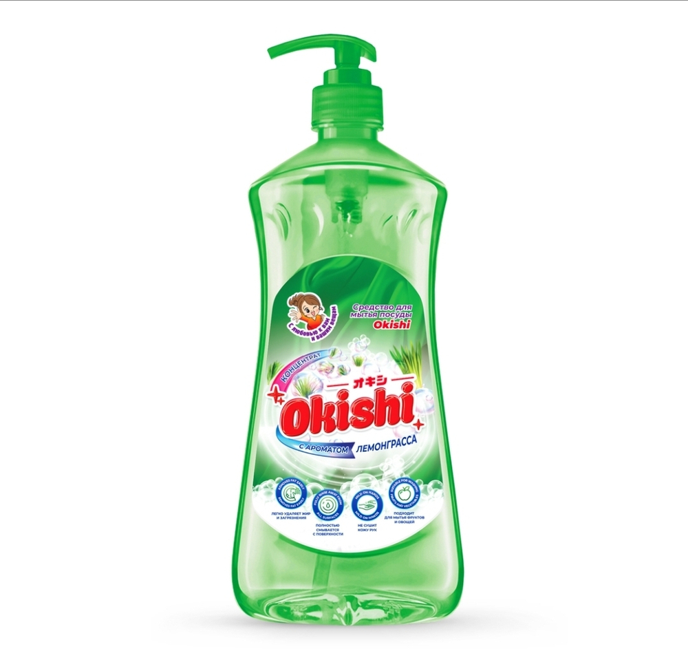 Гель для посуды Окиши 1л