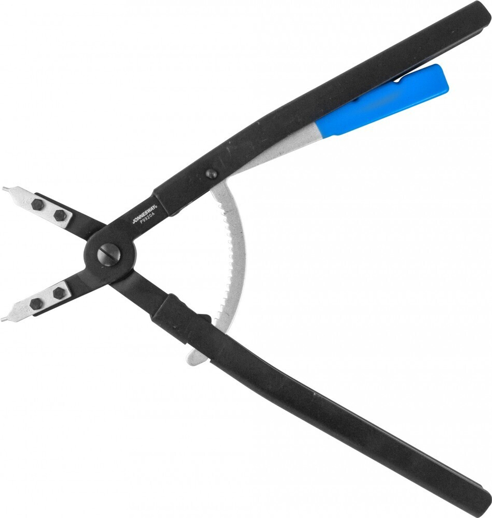 P9920A Щипцы прямые с фиксатором для стопорных колец, сжим, 165-300 мм, 4.5-5.5 мм, 500 мм