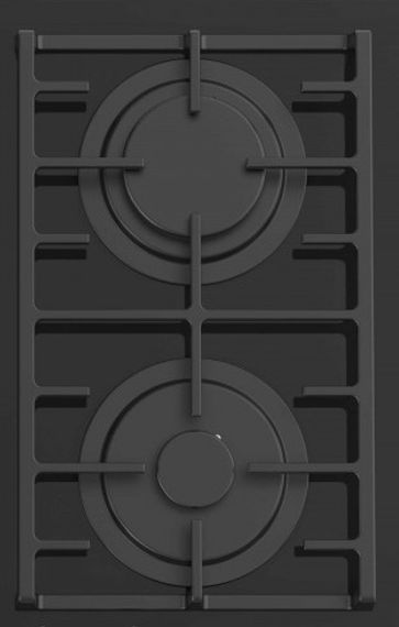 Газовая стеклянная варочная панель Korting HGG 6805 CN