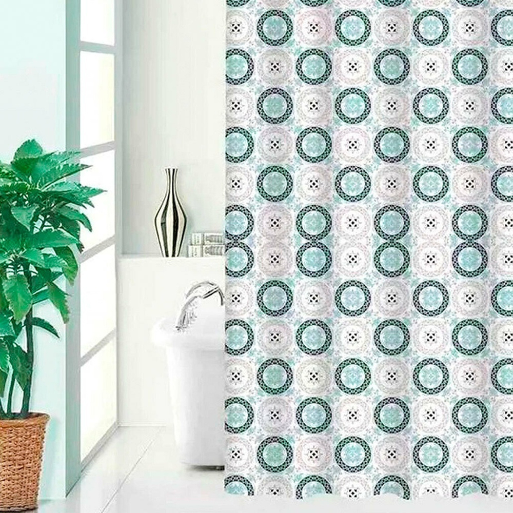 Штора для ванной 180*180см, полиэстер