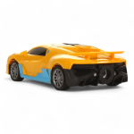 Машина классическая на РУ, желтая, коробка 661-1