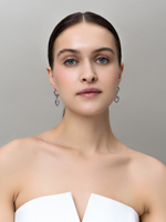 Серьги "Whale Royal Love" silver