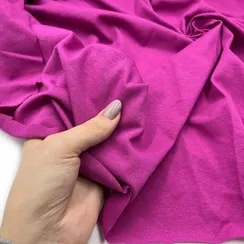 Хлопок кулирка фуксия 15*15 см