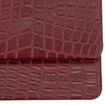 Планинг настольный недатированный (305х140 мм) BRAUBERG "Alligator", кожзам, 60 л., бордовый, 126194