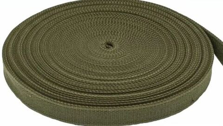 Лента вожжевая хаки 35 мм. 50 мет.