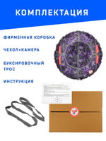 Тюбинг Игрокат Граффити Violet - 120 см.