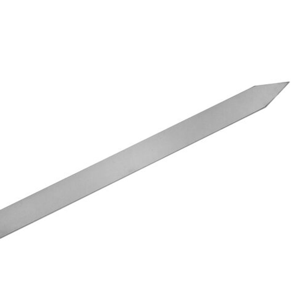 Шампур плоский, размер 550х10х1,5 мм, нержавеющая сталь, 701736