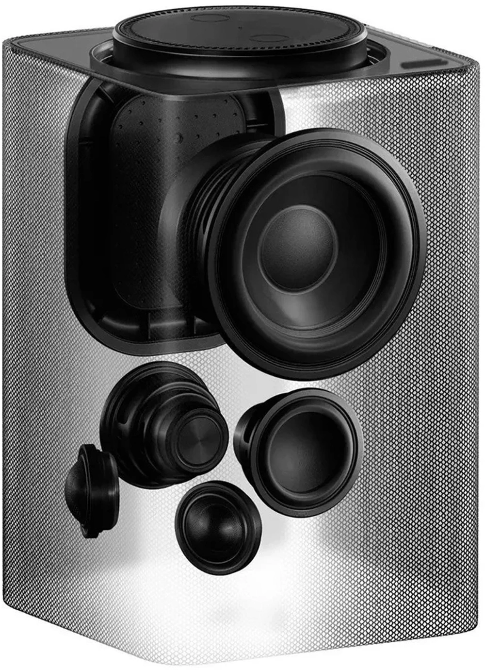 Умная колонка Yandex Станция Макс Zigbee Алиса графитовый 65W 1.0 BT/Wi-Fi 10м (YNDX-00053K)