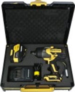 Гайковерт аккумуляторный HANSKONNER HCD201300BLC удар б/щ platinum,18в,1batterysystem, 3/4"