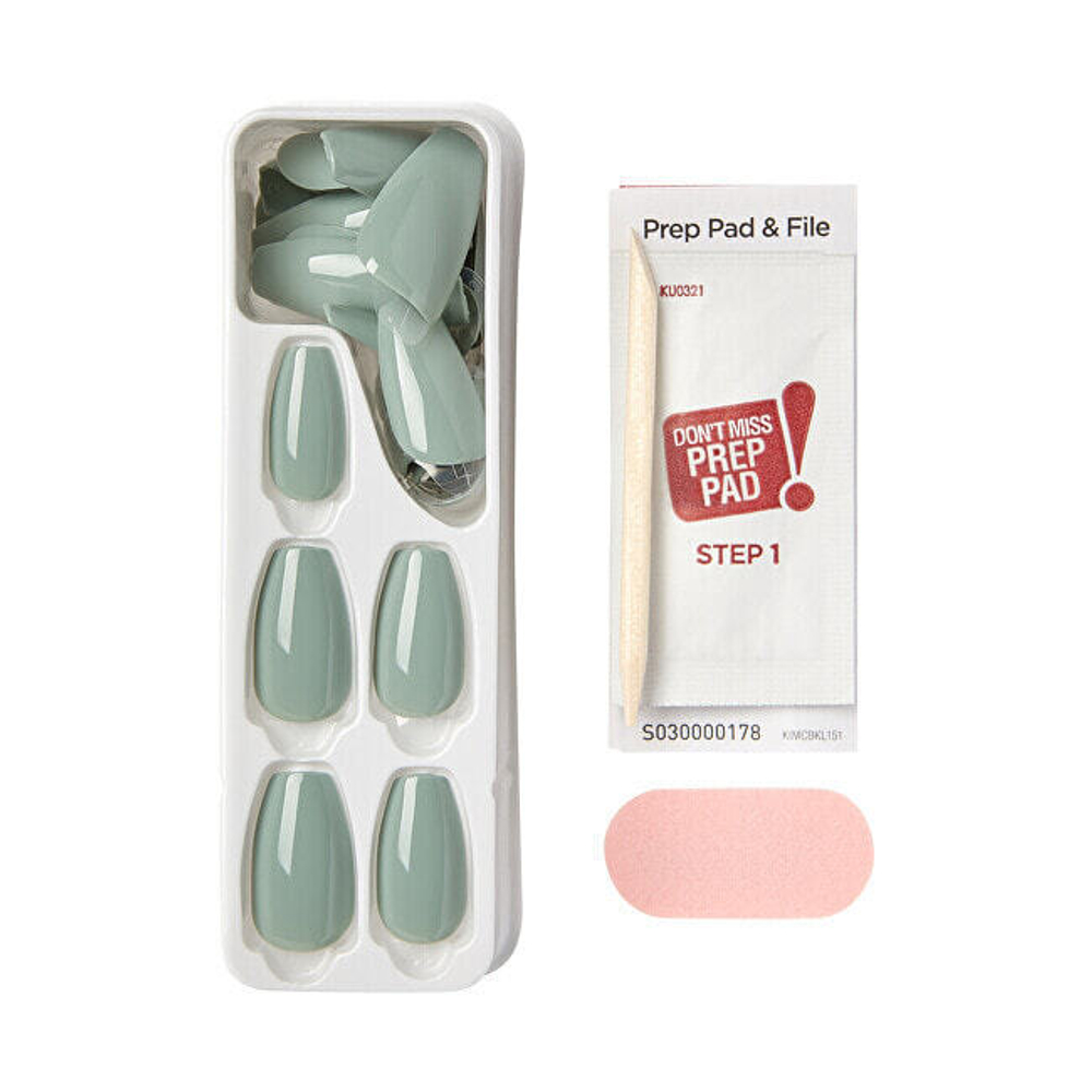 Self-adhesive nails imPRESS Color MC Going Green 30 pcs