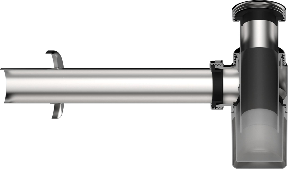Сифон д/умыв. 1 1/4"х32 МS1020-10 металлич. AQUANT