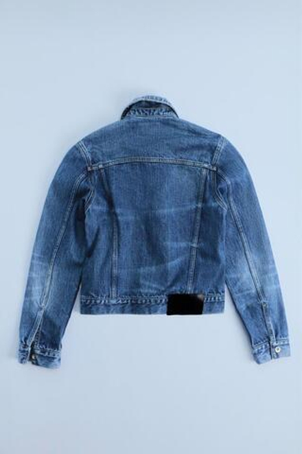 ZARA ДЖИНСОВАЯ КУРТКА TRF, СИНИЙ