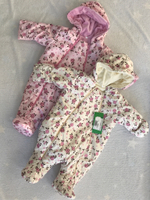 Комбинезон на осень-весну, Модель: 031 "Цветочек" (ИП Петрова Г.Г.) (Цвет: Черный, Размер: 80)