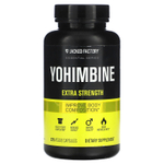 Jacked Factory, Essential Series, йохимбин, 270 растительных капсул (125 мг в 1 капсуле)