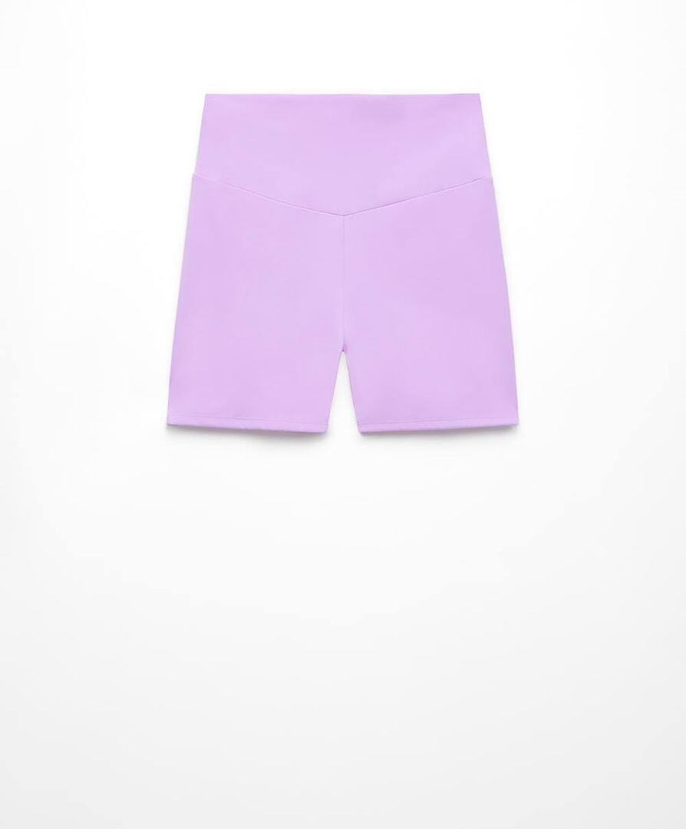 OYSHO Велосипедки Hot Pants Comfortlux с высокой посадкой длиной 10 см, светло-фиолетовый